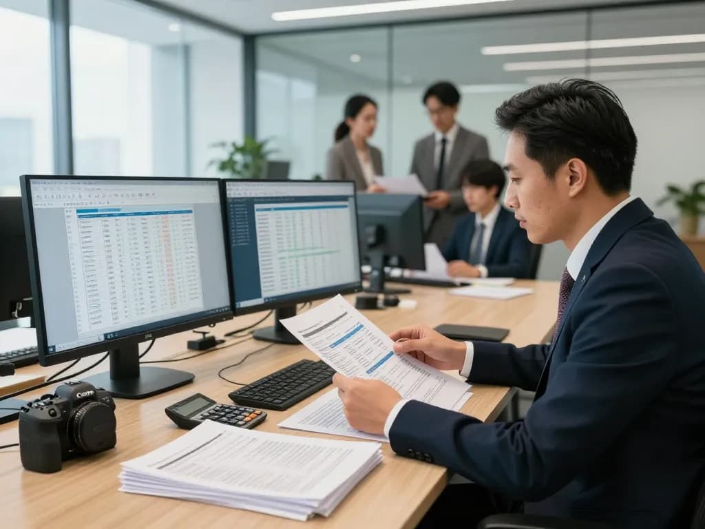 Check out this site for professional chartered accountants reviewing financial reports in a modern office.