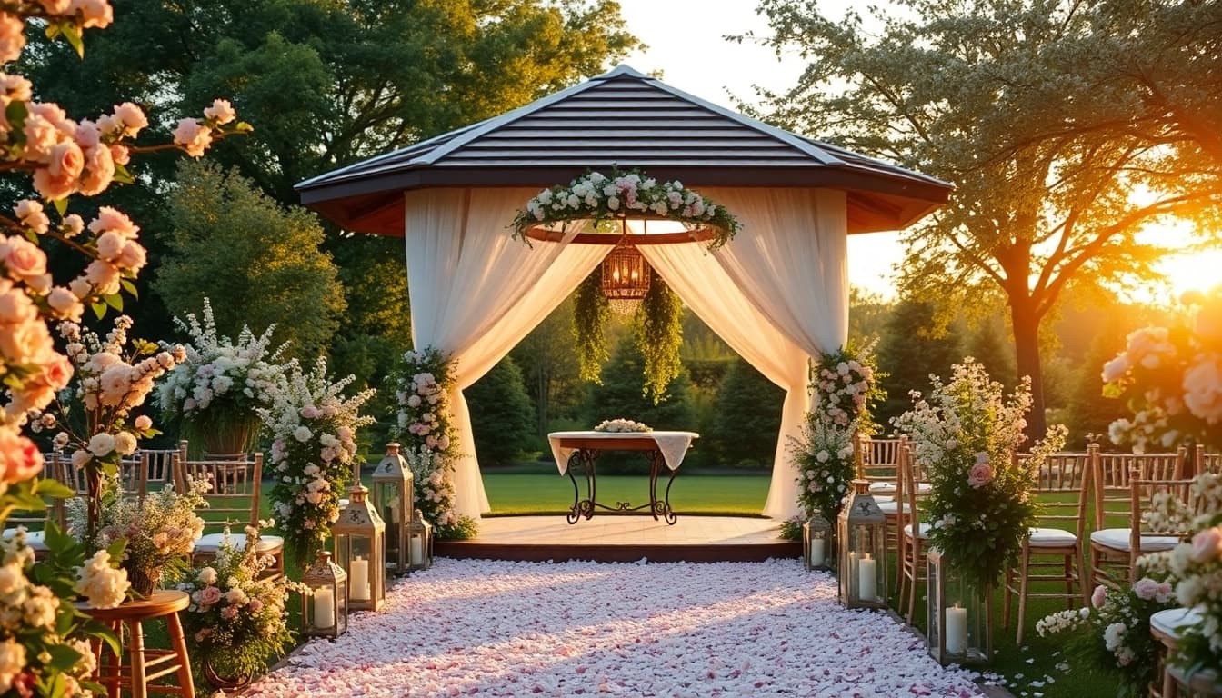 Capture the serene beauty of the Best Wedding Venue Jacksonville with elegant decor and a romantic setting.