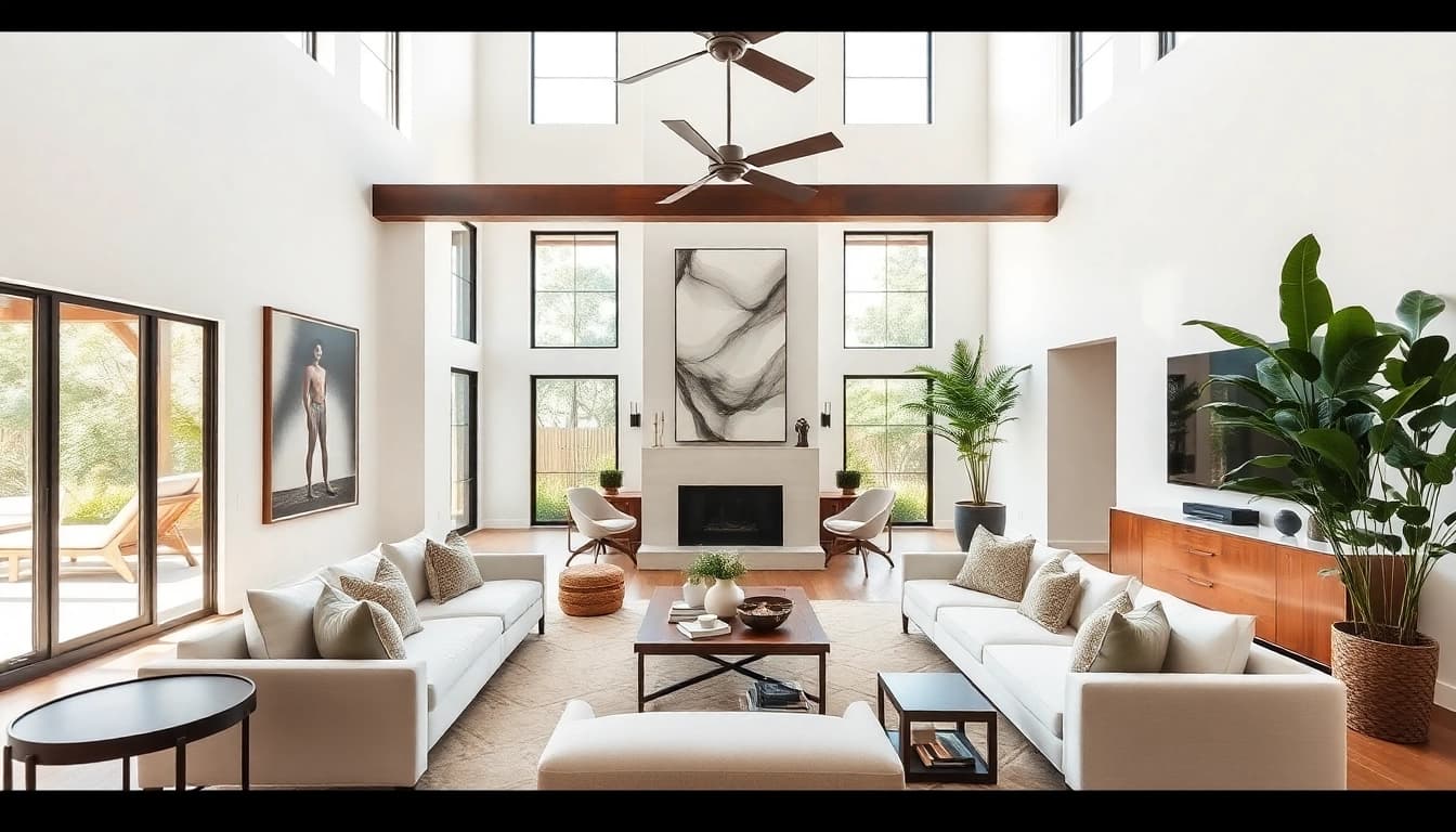 Transform your space with a stunning luxury home remodel Austin showcasing modern elegance.