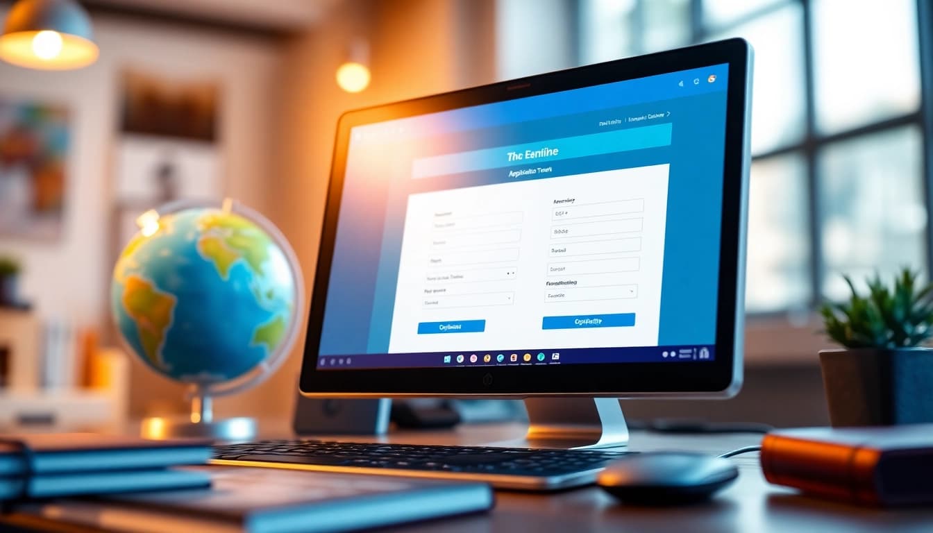 Submit your uk eta online application through an intuitive digital interface that showcases ease and accessibility.