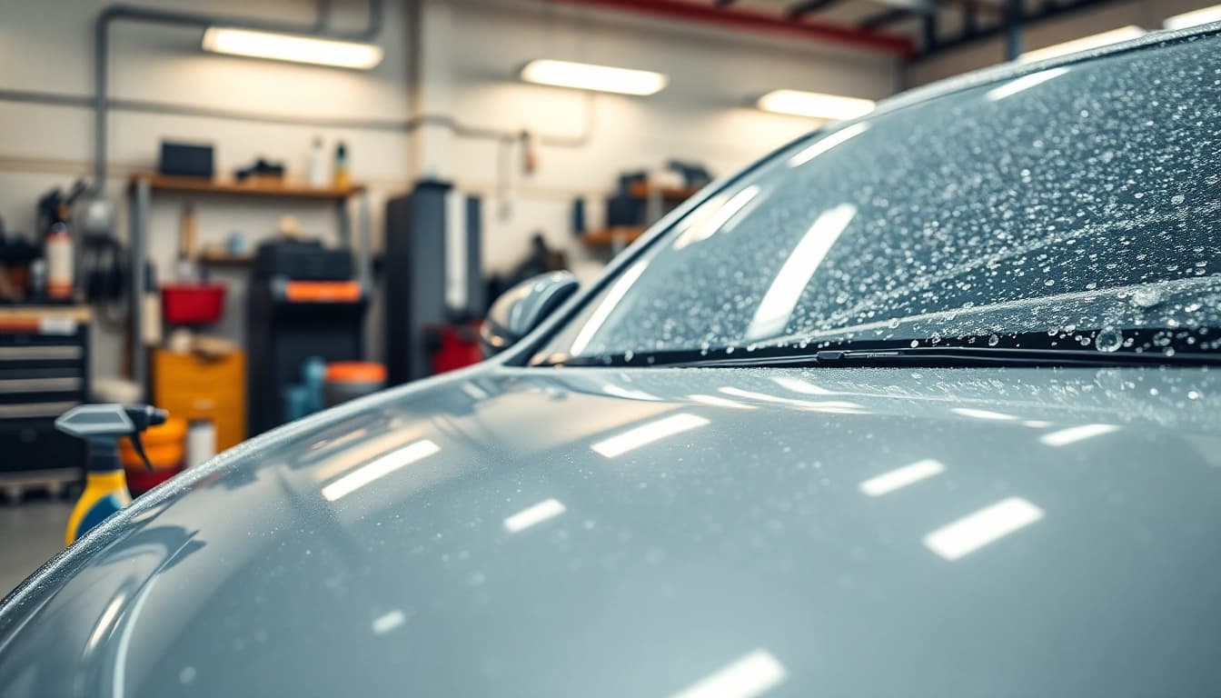 Provide effective winter car protection Chattanooga with expert detailing services in a well-lit setting.
