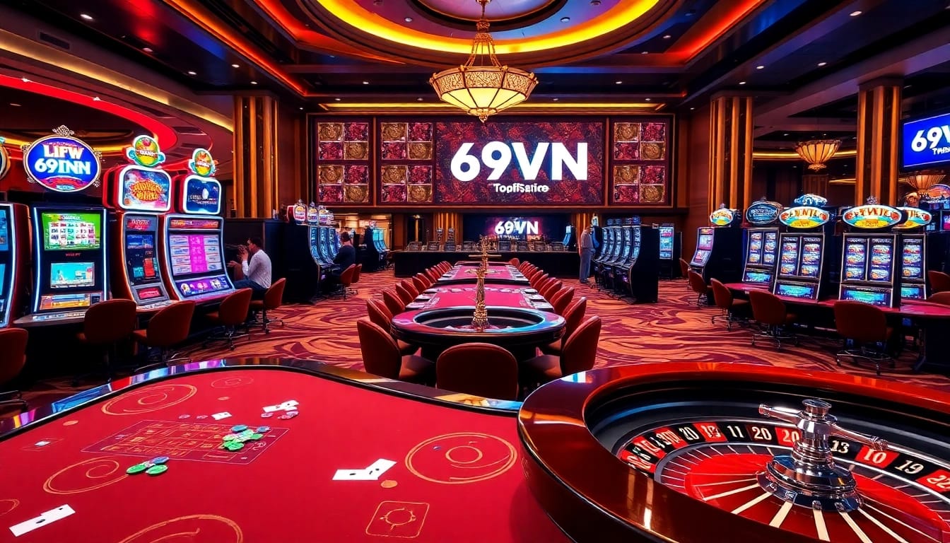 Experience the thrill of betting at 69VN with vibrant casino action and engaging games.