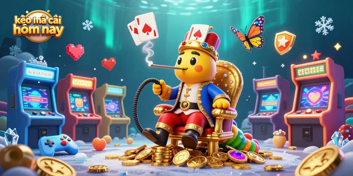 Experience kèo nhà cái hôm nay with vibrant casino-themed 3D illustration showcasing a hookah-master.